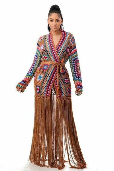 Granny square cardigans