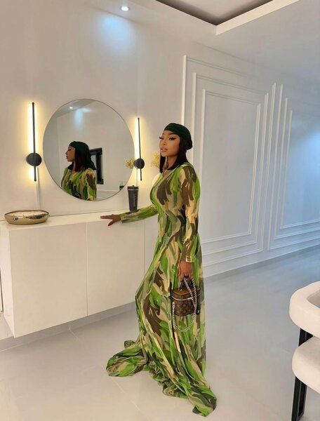 Robes longues élégantes imprimées