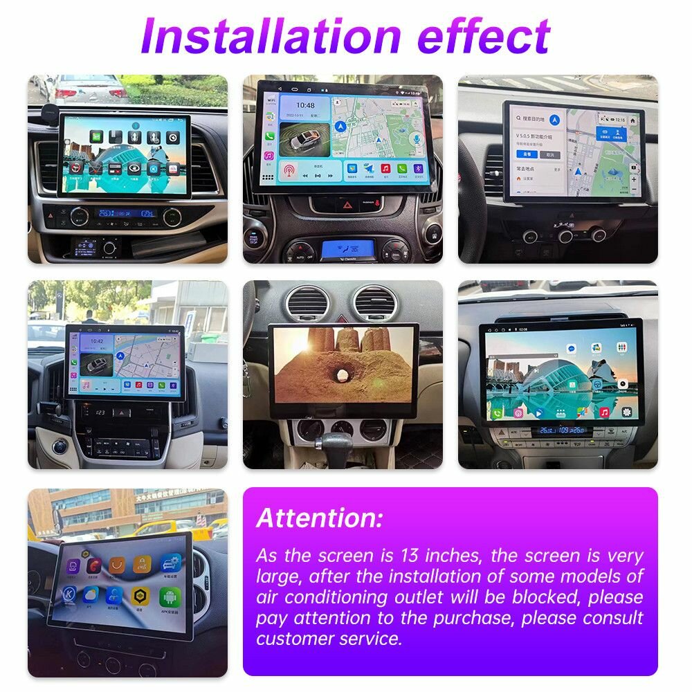 13.5 inches universal Car Android Radio Multimedia Player