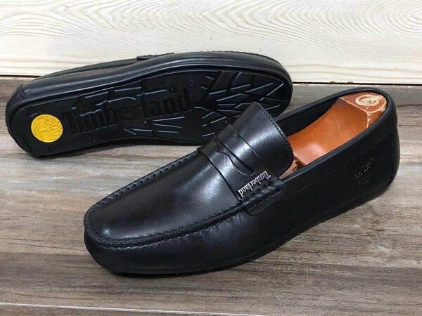 Lacoste en cuir noir