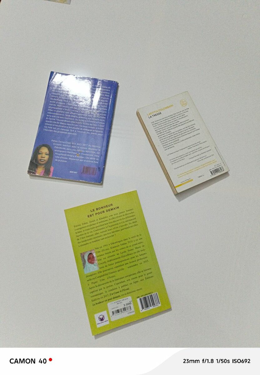 Lot de 3 livres captivants