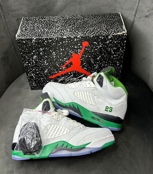 Baskets Blanches Vertes Homme