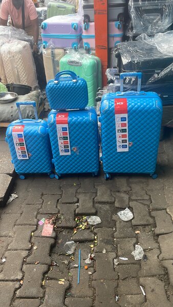 Ensemble de valises bleues