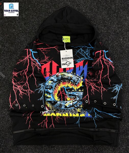 Sweat à Capuche Électrique