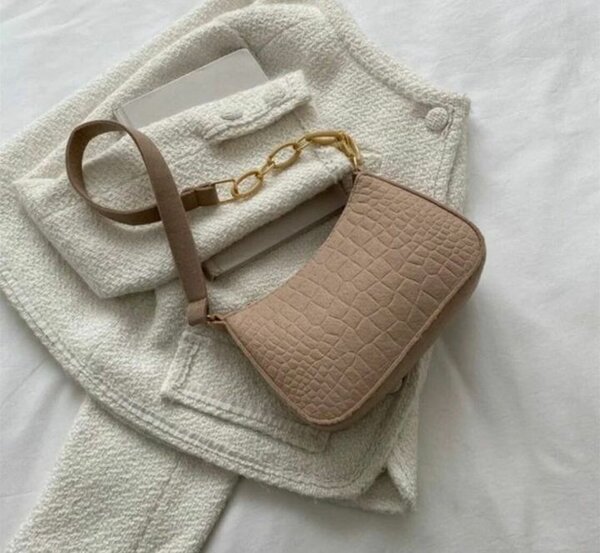 Sac bandoulière texturé tendance