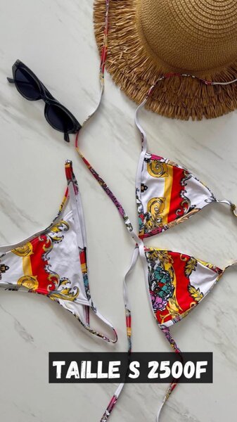 Bikini élégant imprimé