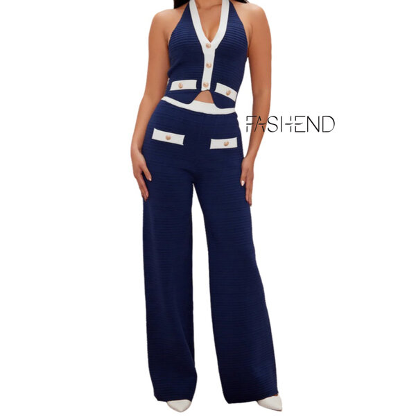 Combinaison femme bleu marine FASHEND