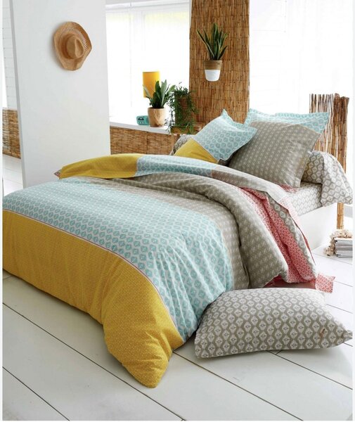 Ensemble de Literie Colorée Confortable