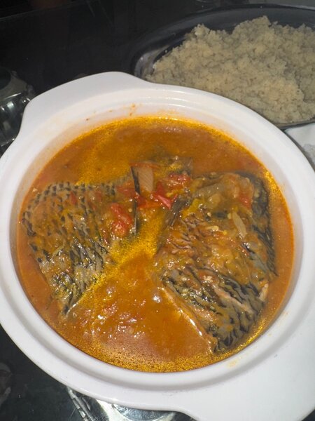 Soupe de poisson carpe