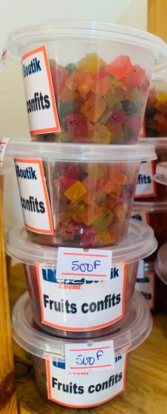 Fruits confits assortis 50g