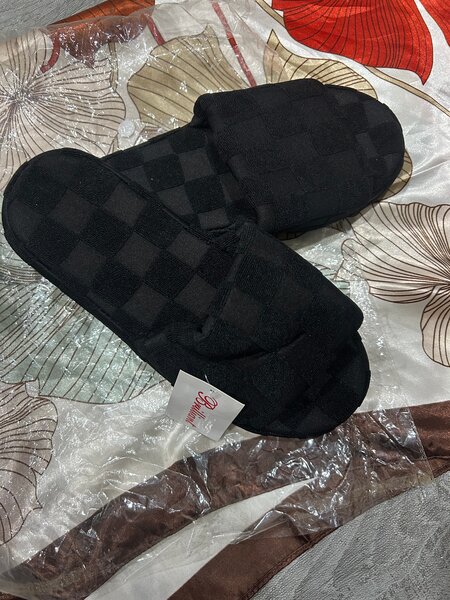 Chaussons confort noirs
