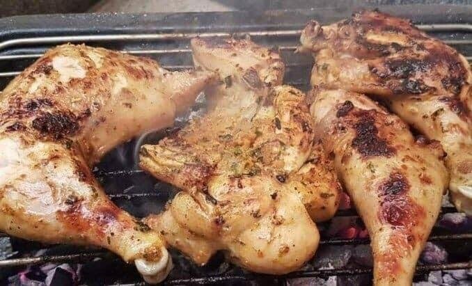Poulet grillé savoureux