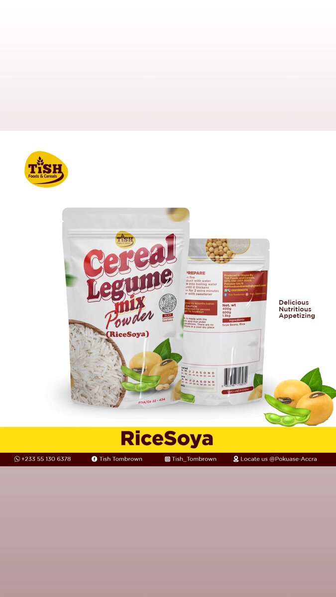 Tish Ricesoya Mix powder400g