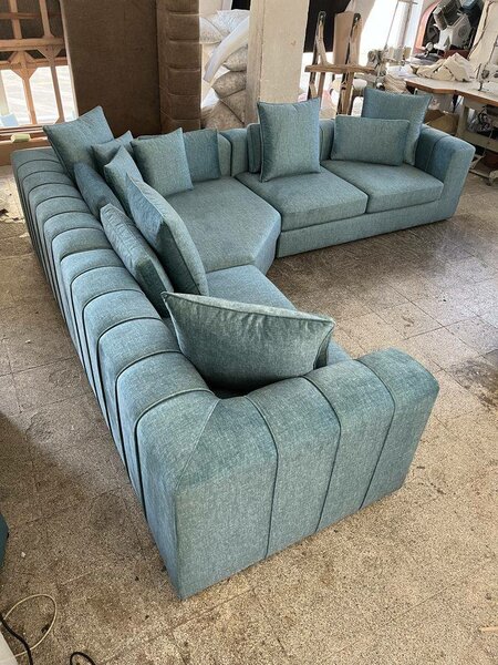 Canapé d'angle modulable