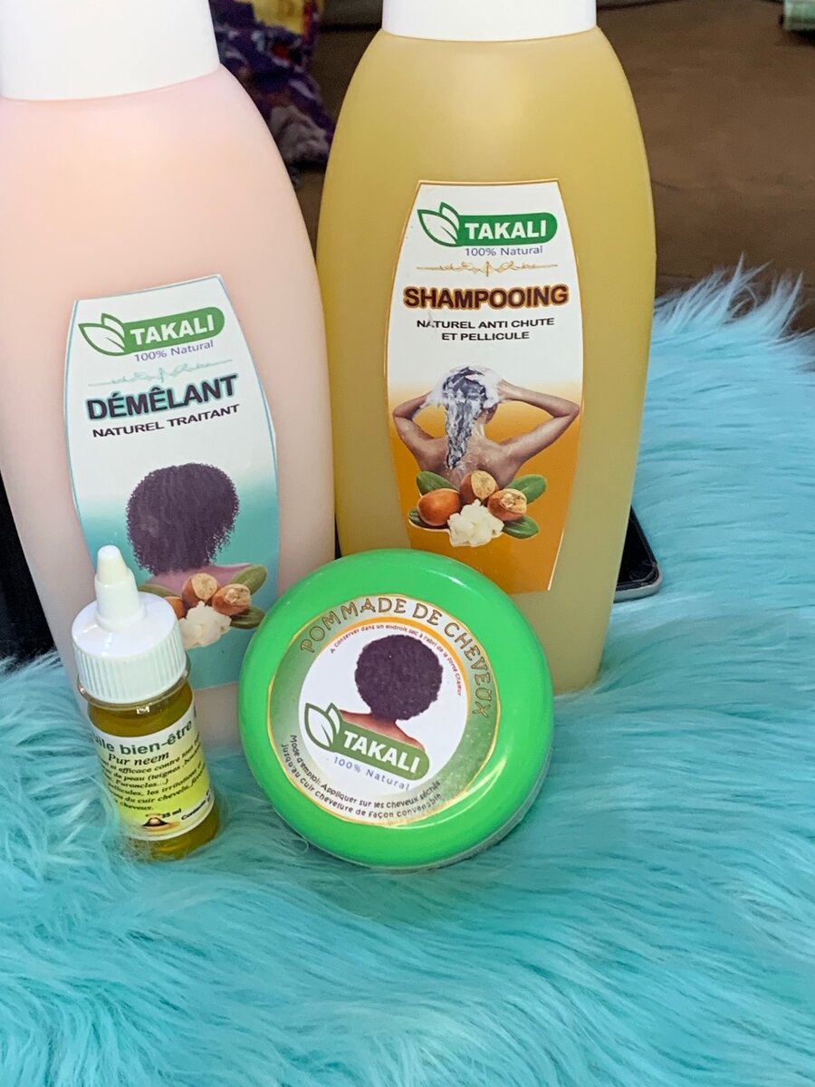 Set soins capillaires naturels Takali