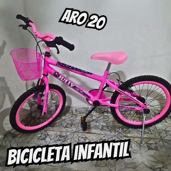 Vélo enfant rose 20 pouces