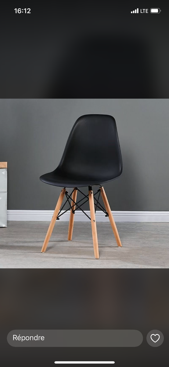 Chaise moderne scandinave