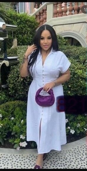 Robe chemise élégante blanche