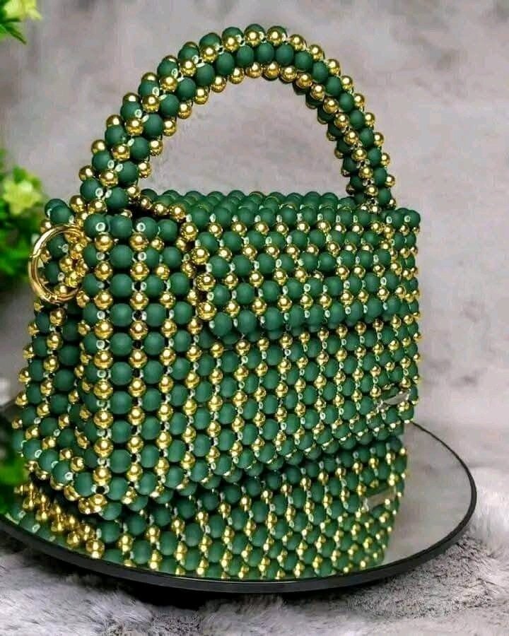 Sac perlé feli création