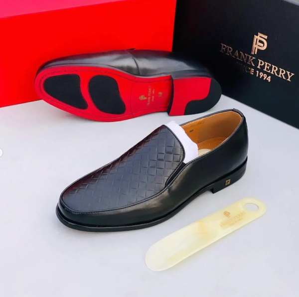 Men's shoes black Frank Perry