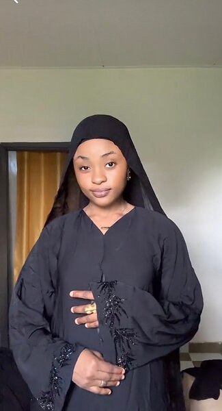 Abaya élégante noire