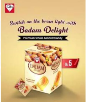 Pack Of 2 Gibs BADAM DELIGHT ( 3о Packs In Eac Box )