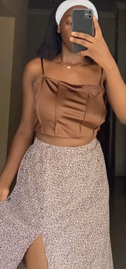 Set of top and skirt. Size size:M/L