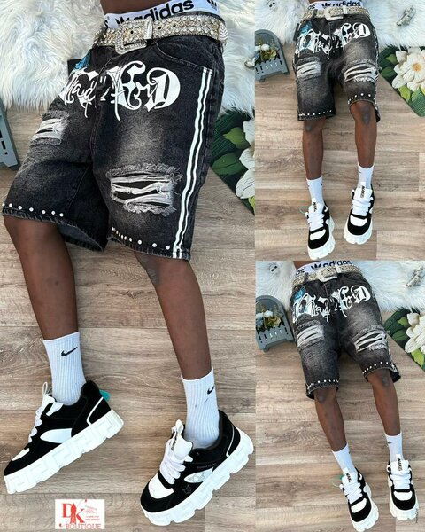 Shorts en jean décontracté