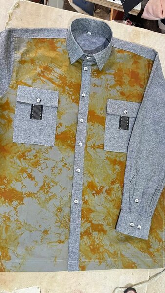 Chemise élégante à motifs