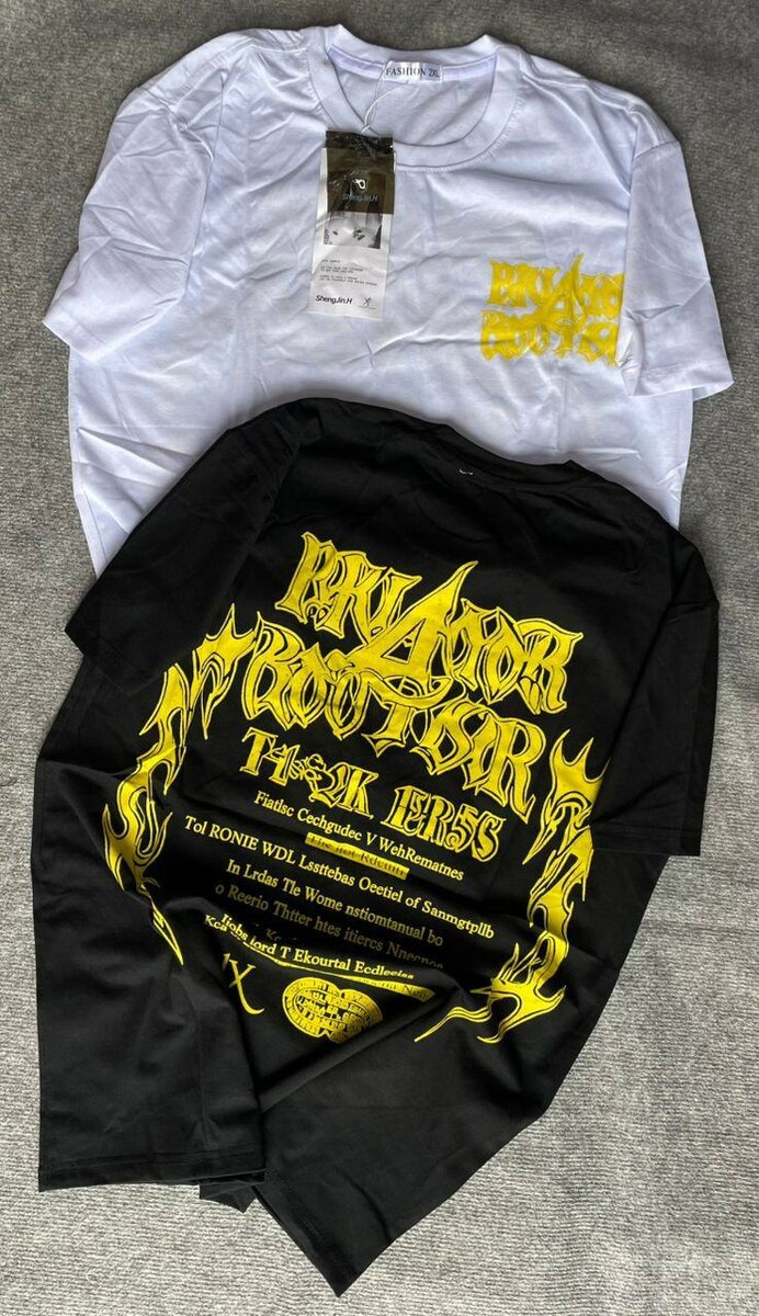 T-shirts imprimés tendance unisexes