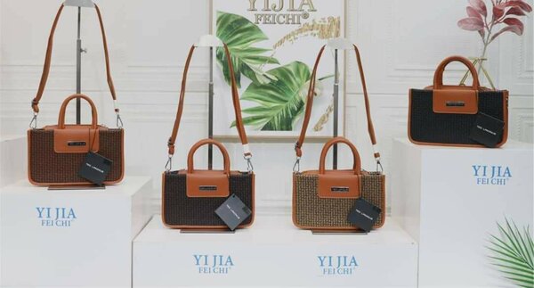 Sac à main en rotin élégant