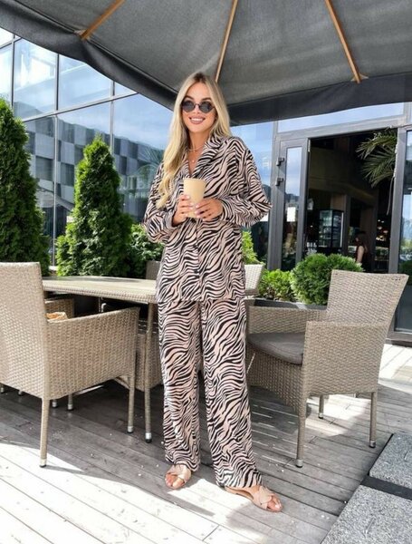 Pyjama zèbre tendance