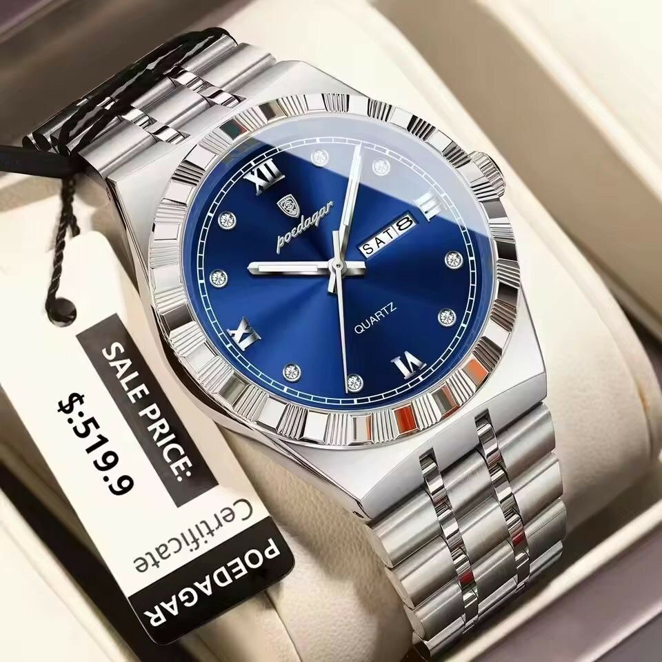 Montre élégante étanche quartz