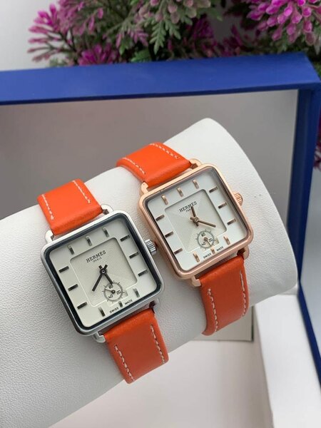 Hermes Leather Watch