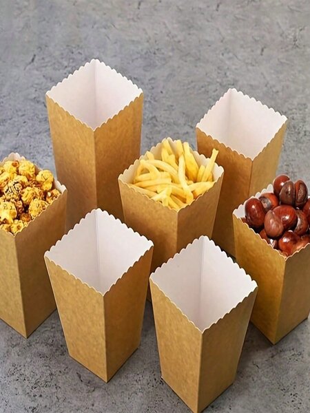 Lot de 10 boîtes pour popcorn