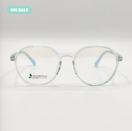 Round Panto Tint Green Unisex Frame