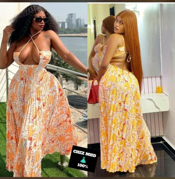 Robe longue fleurie élégante pour femme