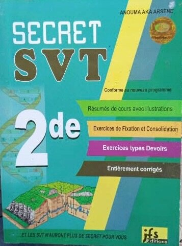 Livre SVT 2de Secret