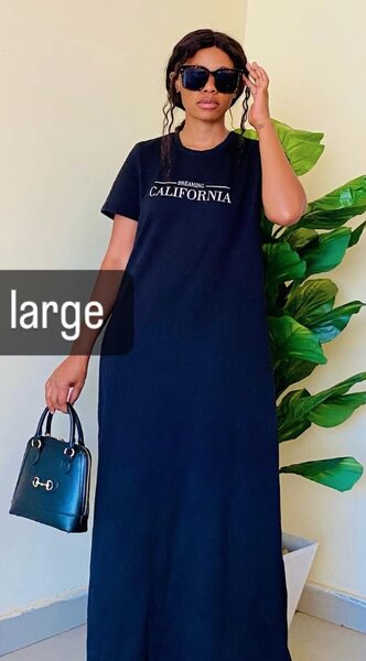 Elegant blue dress large