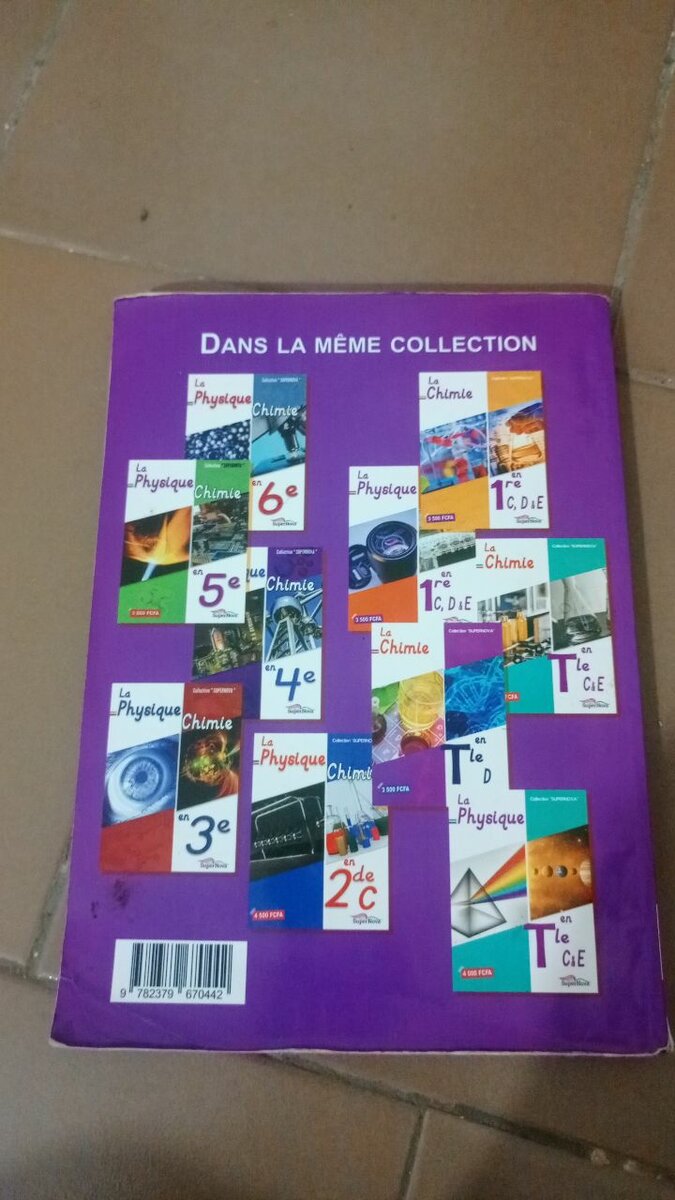 Manuel de Physique Terminale D