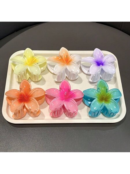 Pinces à cheveux fleurs colorées