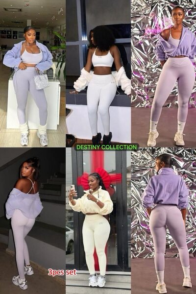 Ensemble de sport femme 3 pièces