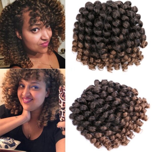 8inch Layered Braided Wig - Bronze