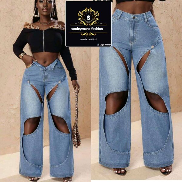 Jeans déchirés tendance femme