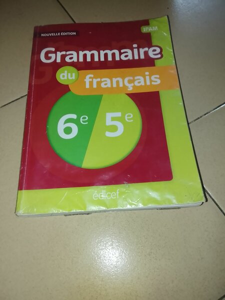 Manuel Grammaire Français 6e 5e