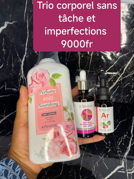 Trio de Soin Corporel Sans Tâche