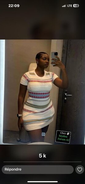 Robe Tricotée Élégante Femme