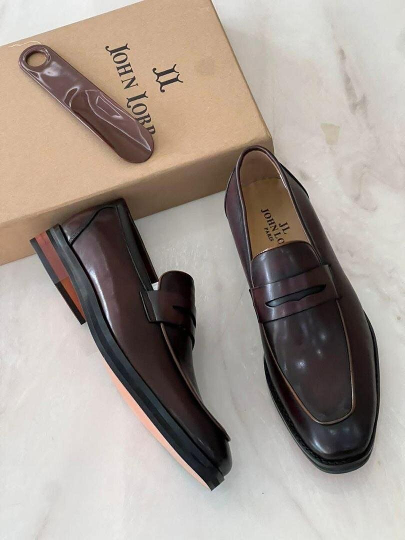 Mocassins en cuir élégants