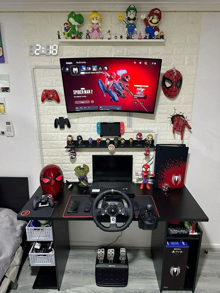 Volant de course avec pédales