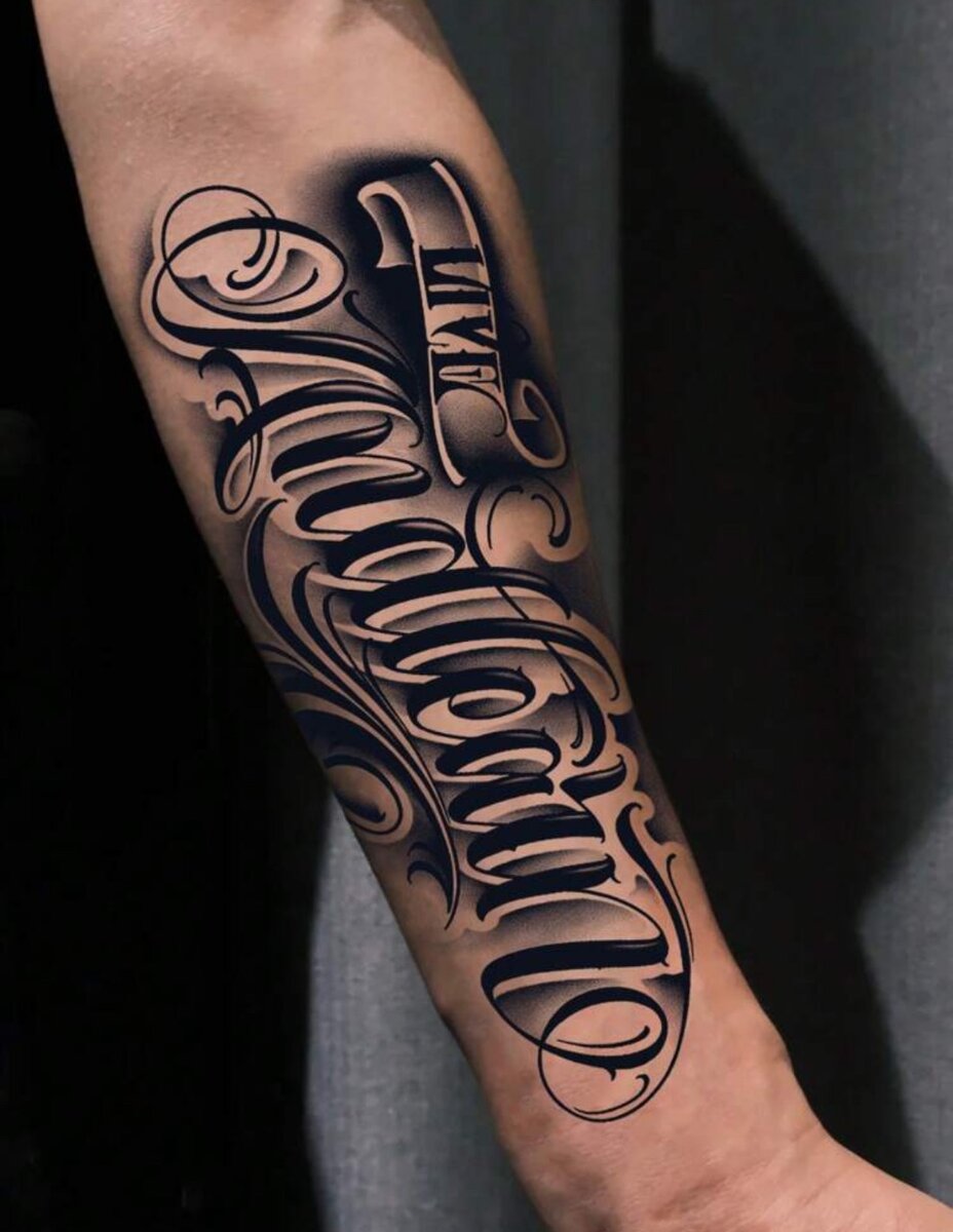 Tatouage Lettrage Artistique